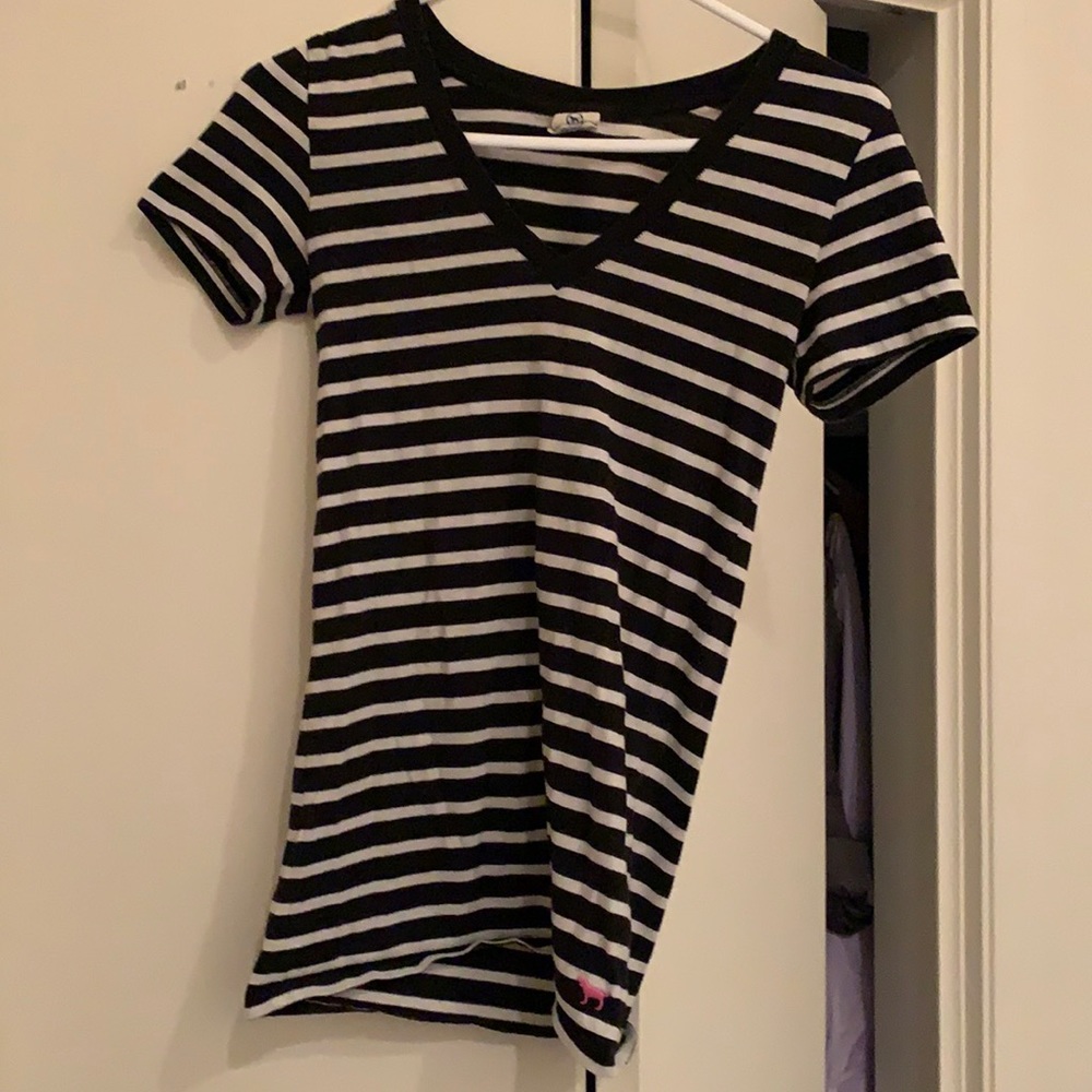 Striped shirt. Soft as heck.
